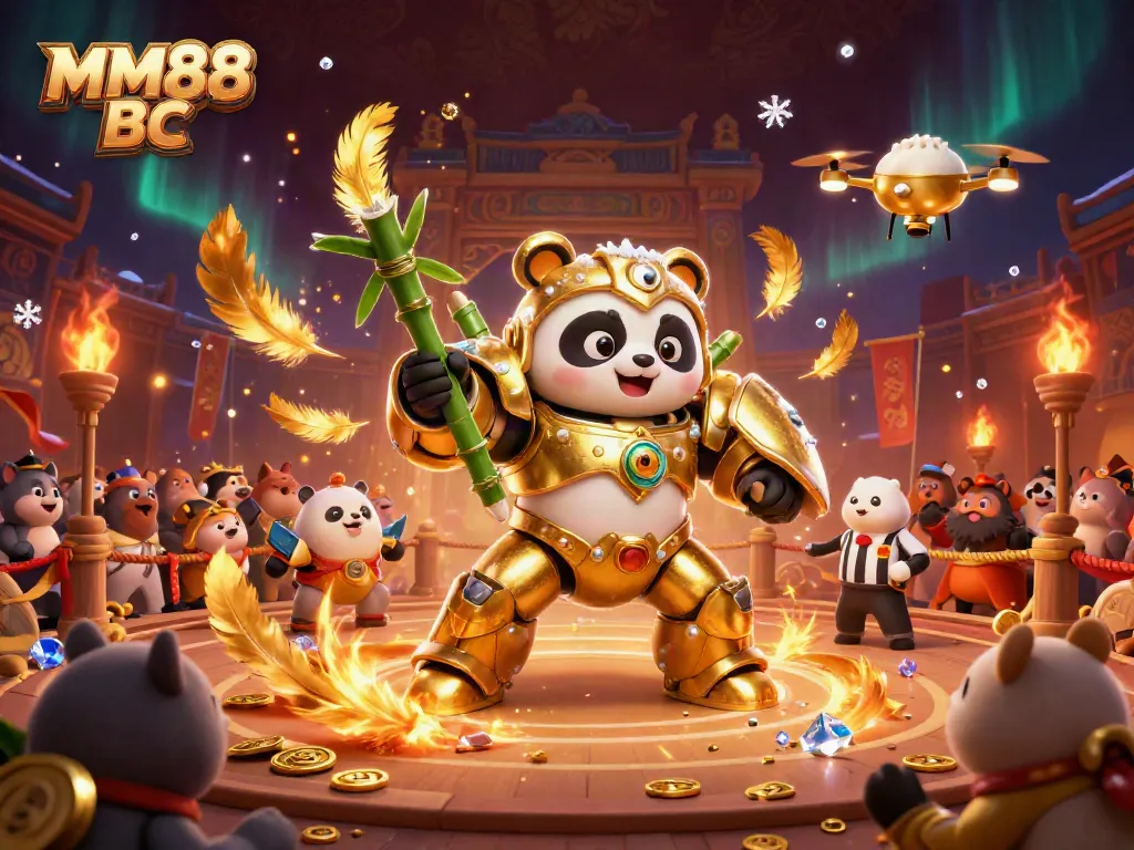 Experience the thrill of MM88 BC with exciting gameplay elements and dynamic characters converging in an arena.