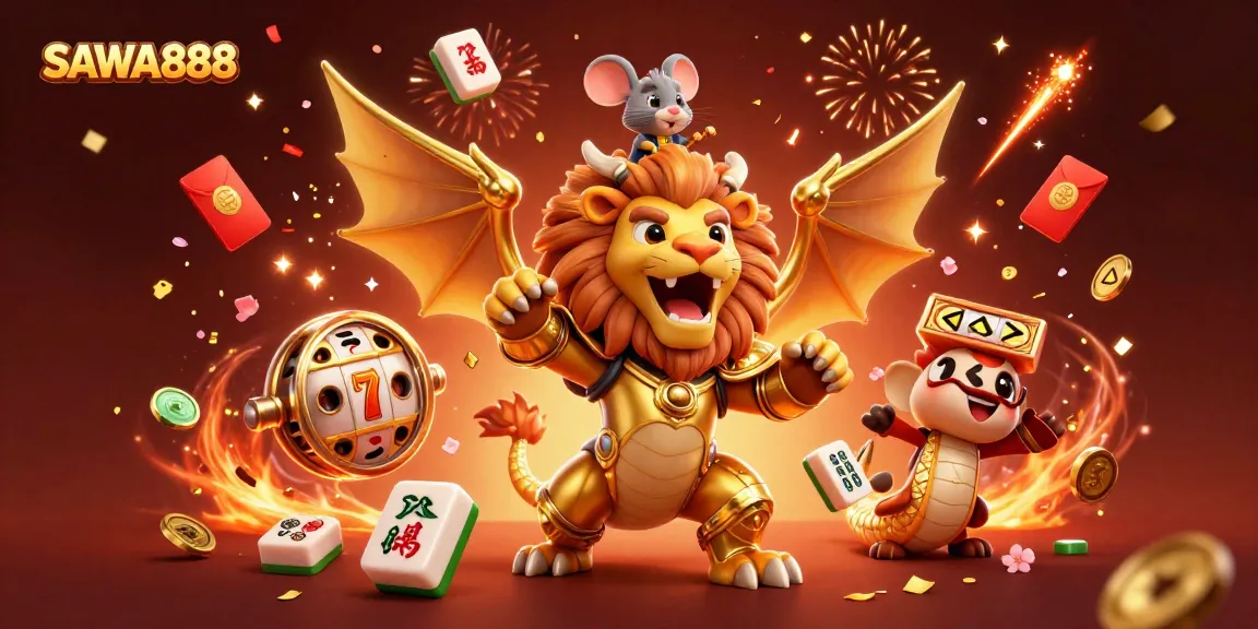 Experience the thrill of winning with SAWA888's exciting slot games and casino atmosphere.