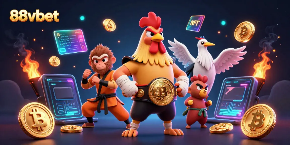 Experience excitement at 88vbet with animated casino characters and vibrant gaming elements.