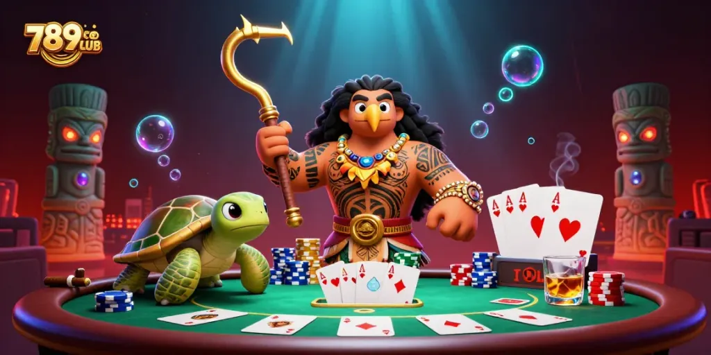 Experience the thrilling games at 789CLUB, featuring vibrant elements and iconic characters.