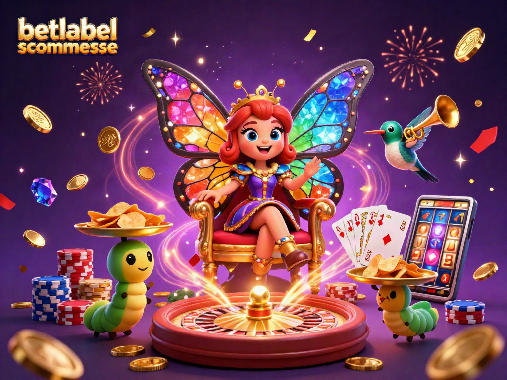 Experience the excitement with betlabel scommesse, featuring vibrant casino characters and dynamic betting action.