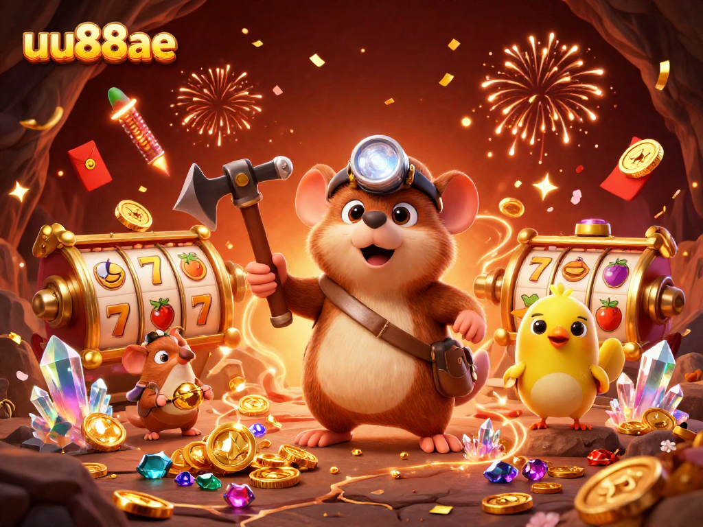 Engage in thrilling gaming adventures at uu88ae while winning big with gold treasures and vibrant slot elements.