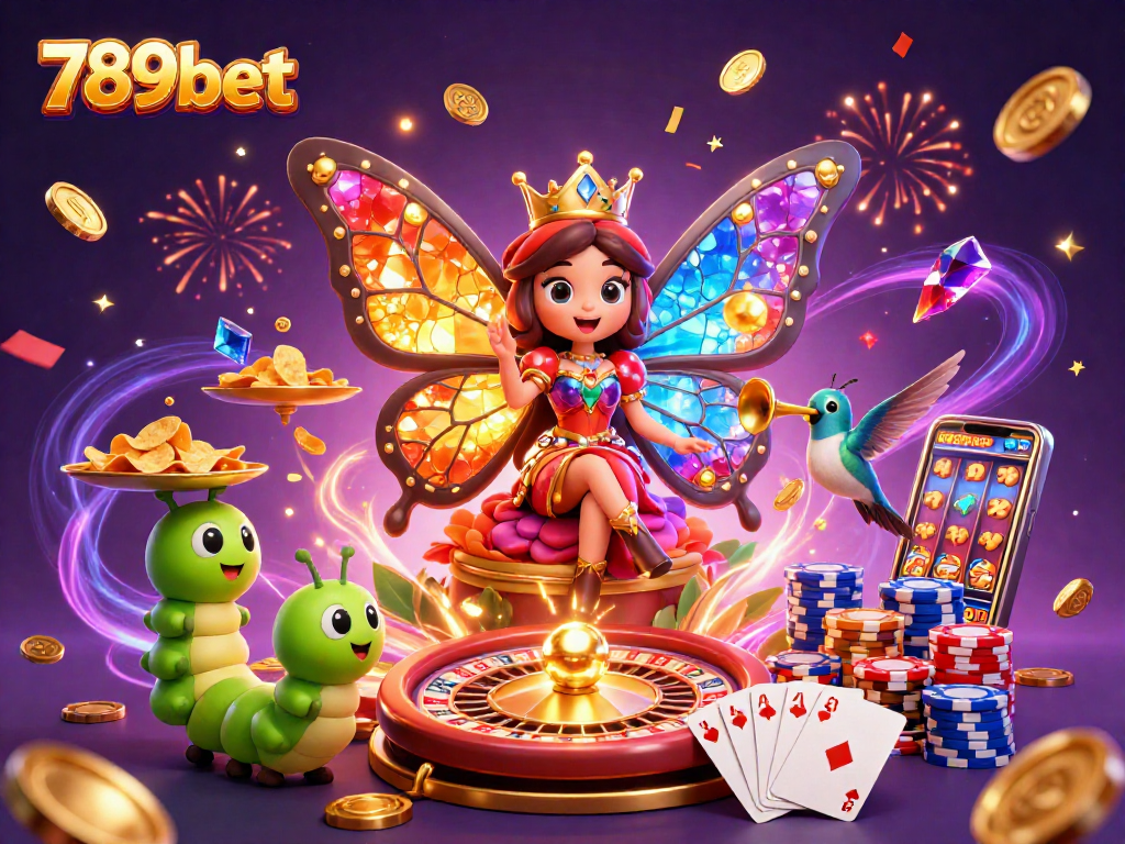 Engage in 789bet's vibrant casino experience with colorful characters and dynamic gaming elements.