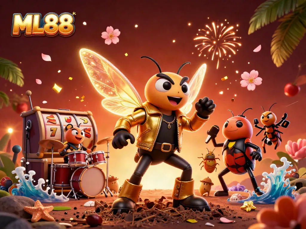 Engage in thrilling wins at ML88 with dynamic casino action featuring a rock star scene.