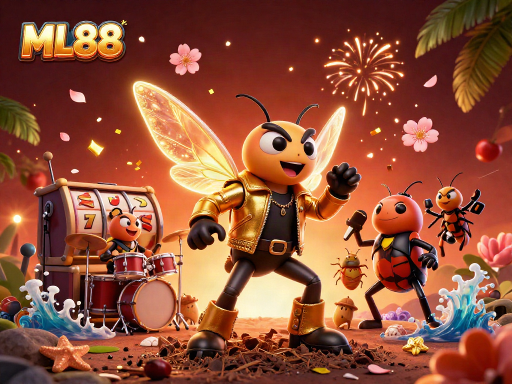 Engage in thrilling wins at ML88 with dynamic casino action featuring a rock star scene.