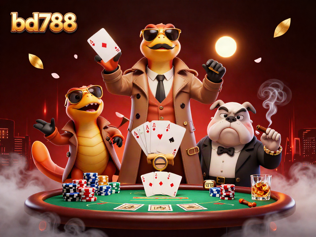 Poke your way to success at bd788's casino with cartoon raptors in disguise.